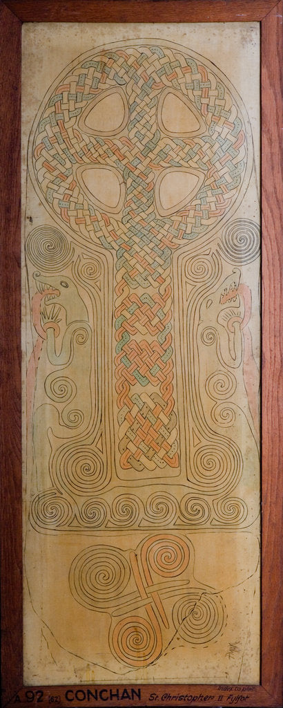 Detail of St Catherine's Garden Cross Slab by Philip Moore Callow Kermode