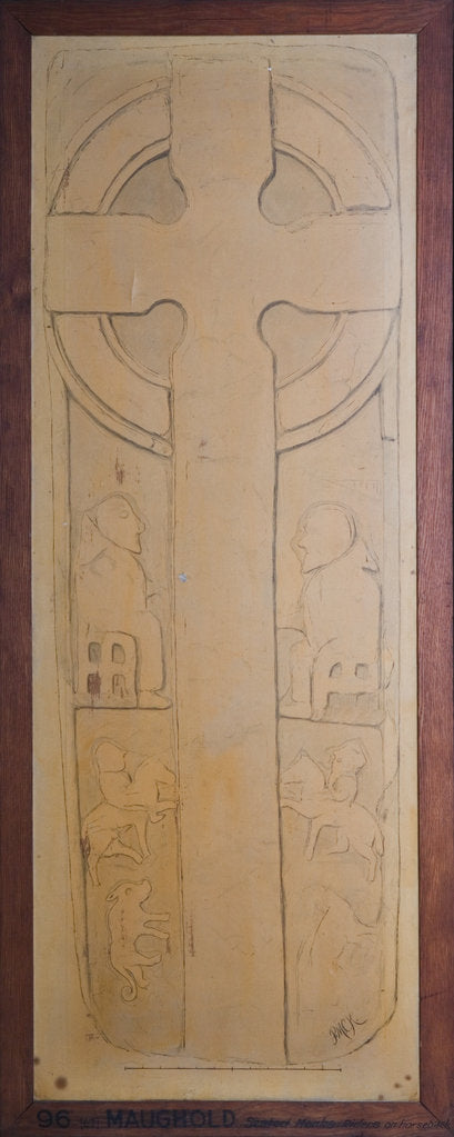 Detail of Maughold Cross Slab by Philip Moore Callow Kermode