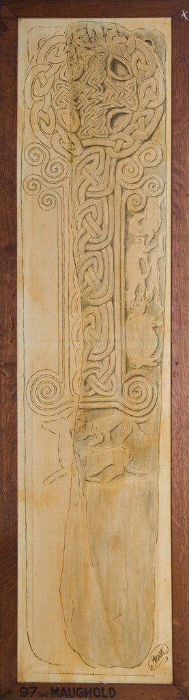 Detail of Maughold Cross Slab by Philip Moore Callow Kermode
