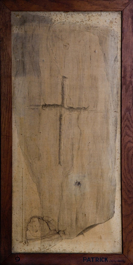 Detail of Lag ny Keeilley Cross Slab by Philip Moore Callow Kermode