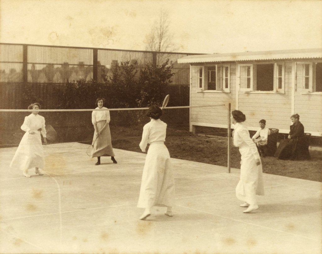 Detail of Badminton at Riposo by Andrew Pitcairn-Knowles