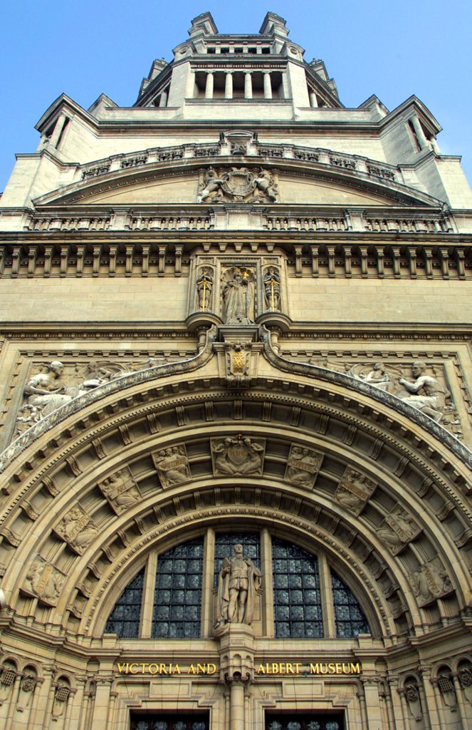 Detail of Main Entrance to the V&A Museum by Anonymous