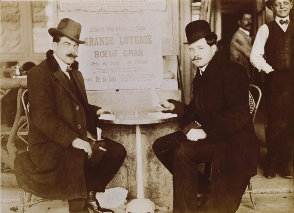 Detail of The Lottery-Ticket Sellers by Andrew Pitcairn-Knowles