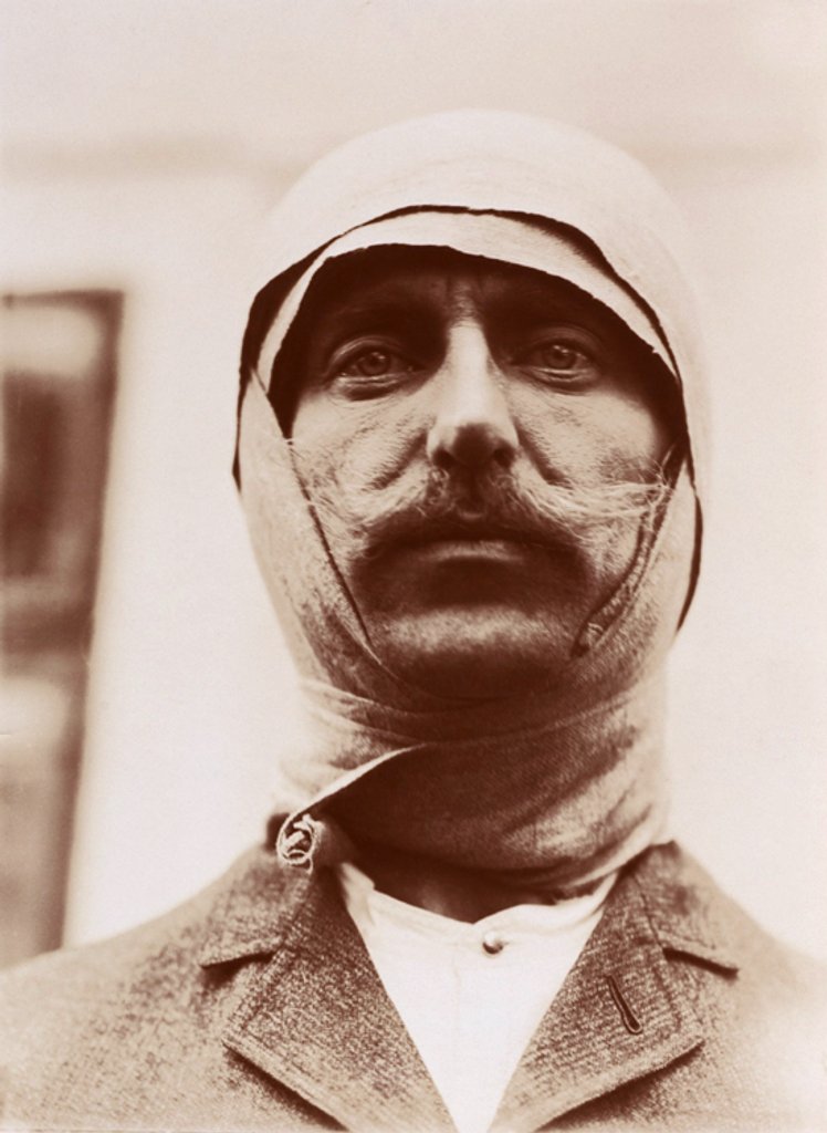 Detail of Man in Pack by Andrew Pitcairn-Knowles