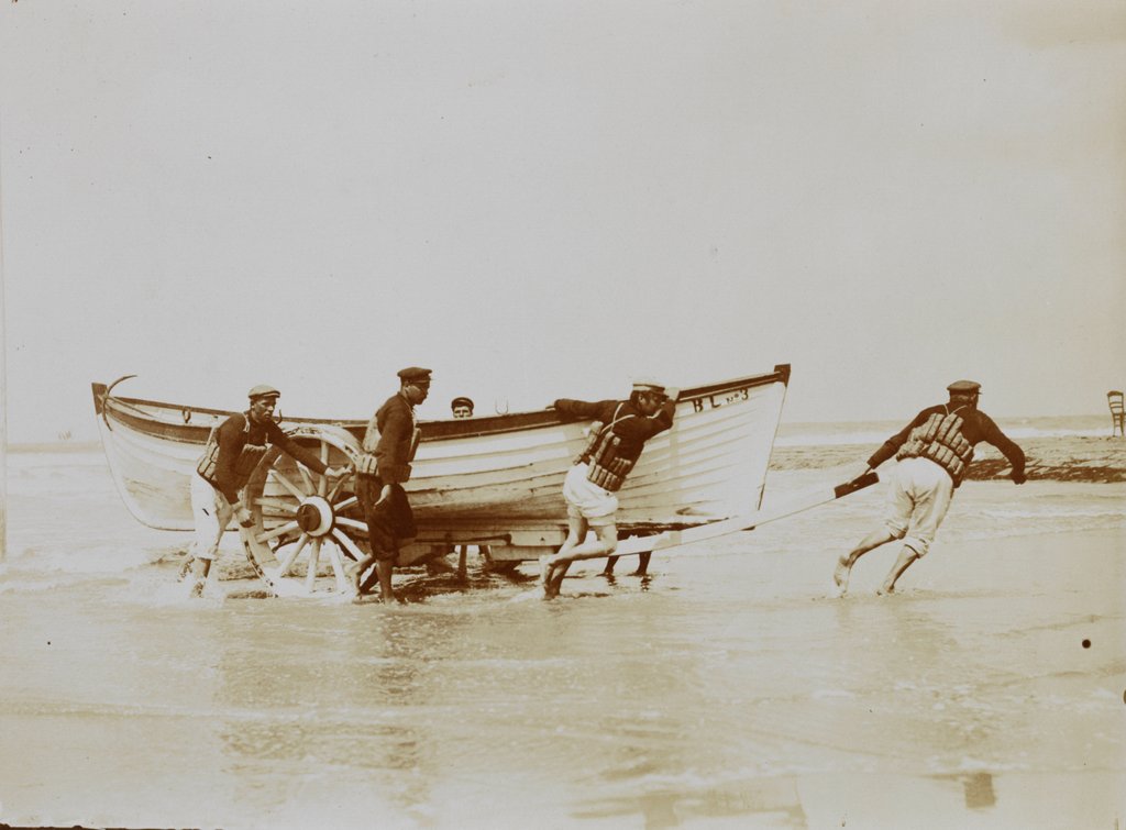 Detail of Pulling in Rescue Boat by Andrew Pitcairn-Knowles
