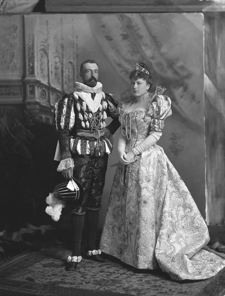 Detail of Grand Duke Michael Michailovitch of Russia and Countess de Torby by Lafayette Portrait Studios
