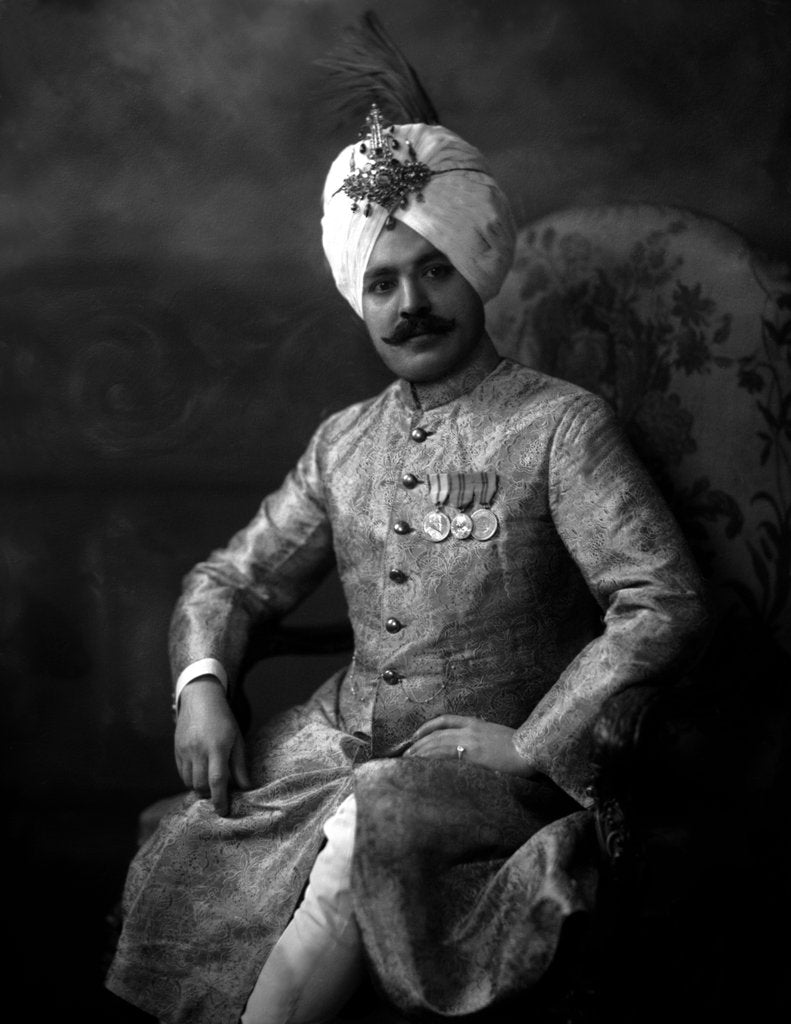 Detail of Lafayette Portrait Archive. The Hon Raja Charanjit Singh; Visit to London, c. May-June 1920 by Lafayette Portrait Studios