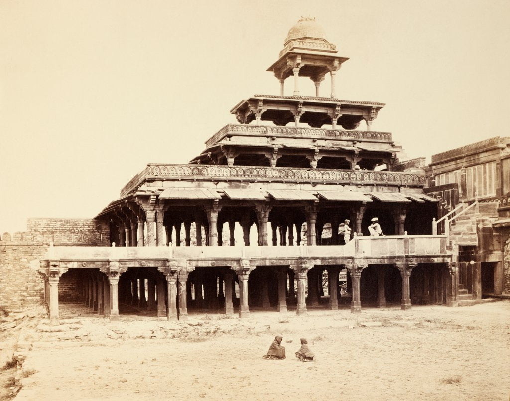Detail of The Panch Mahal by Samuel Bourne