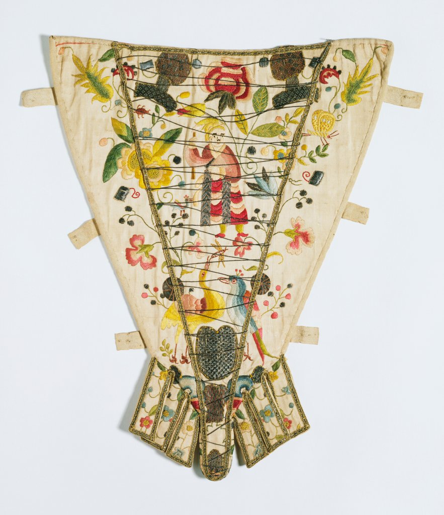 Detail of Stomacher. England, 18th century by Unknown