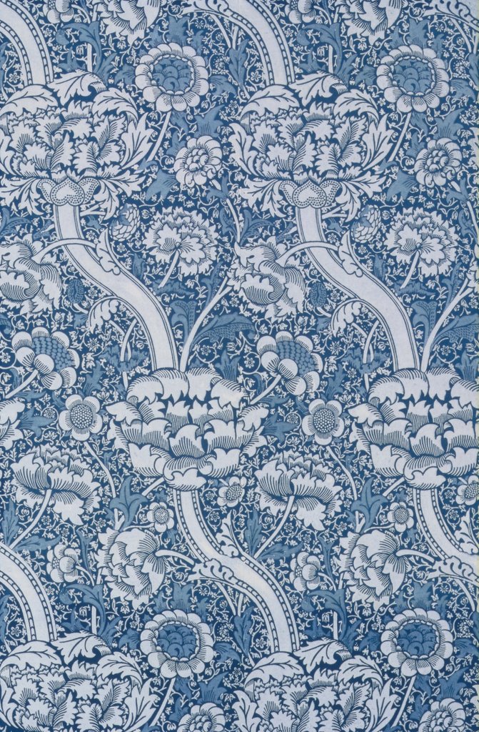 Detail of Wandle furnishing fabric by William Morris