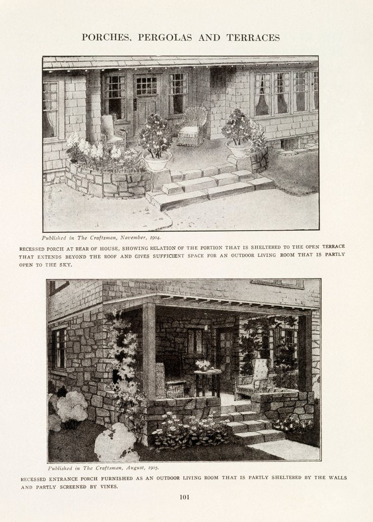 Detail of Porches, Pergolas and Terraces by unknown