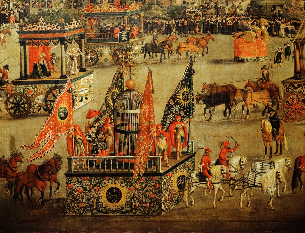 Detail of The Triumph of the Archduchess Isabella by Denys van Alsloot