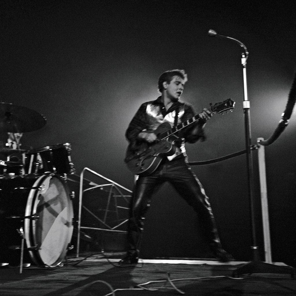 Detail of Eddie Cochran at Wembley Concert by Harry Hammond