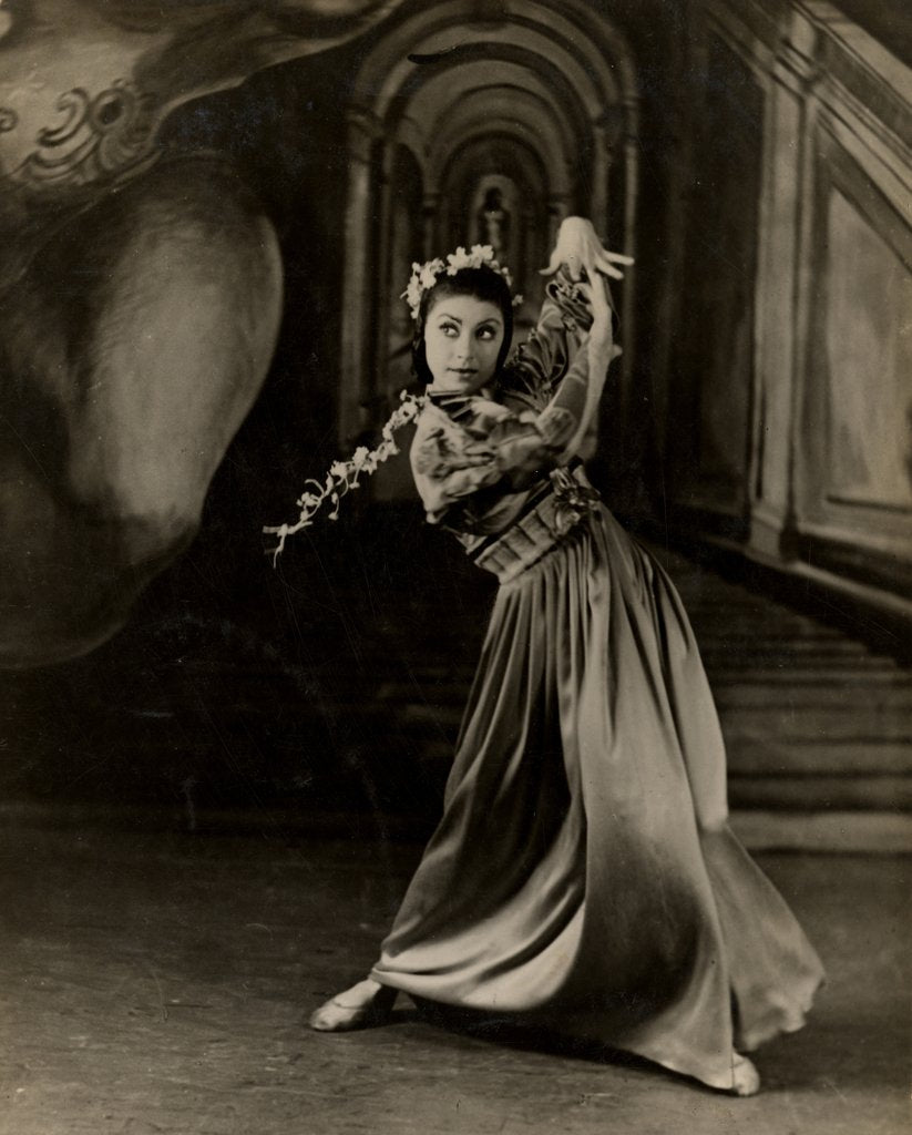 Detail of Margot Fonteyn as Ophelia by Gordon Anthony
