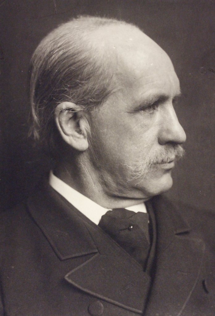 Detail of Sir Alfred Lyall by Frederick Hollyer