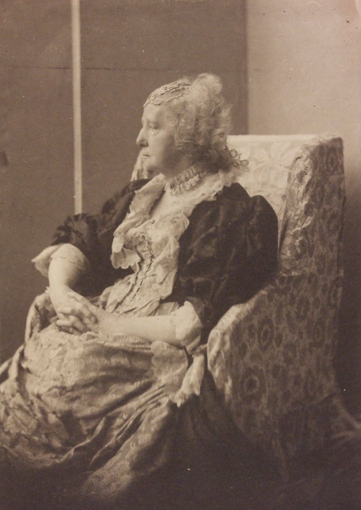 Detail of Lady Bramwell by Frederick Hollyer