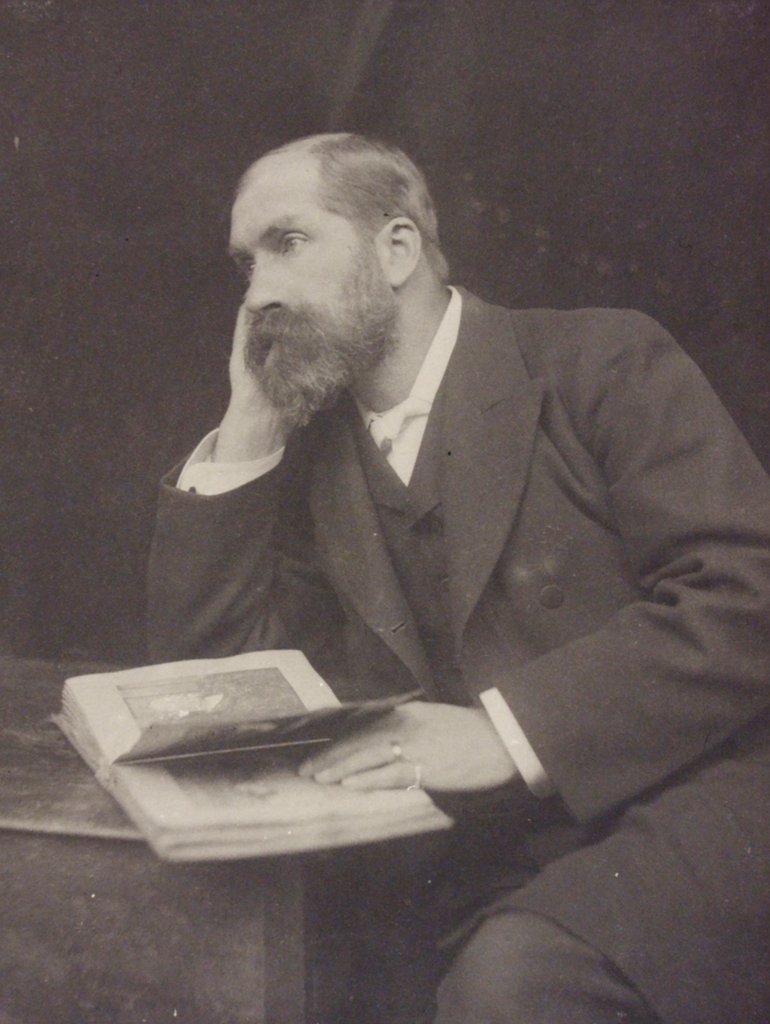 Detail of Reverend H.D. Rawnsley, Canon of Carlisle by Frederick Hollyer