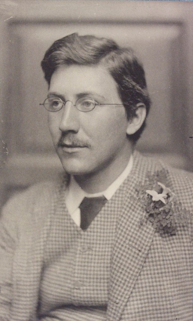 Detail of Earl Russell by Frederick Hollyer