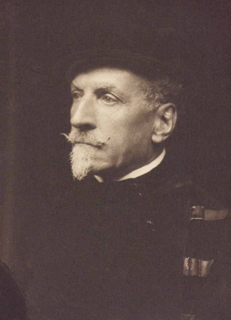 Detail of Alfred Hutton by Frederick Hollyer