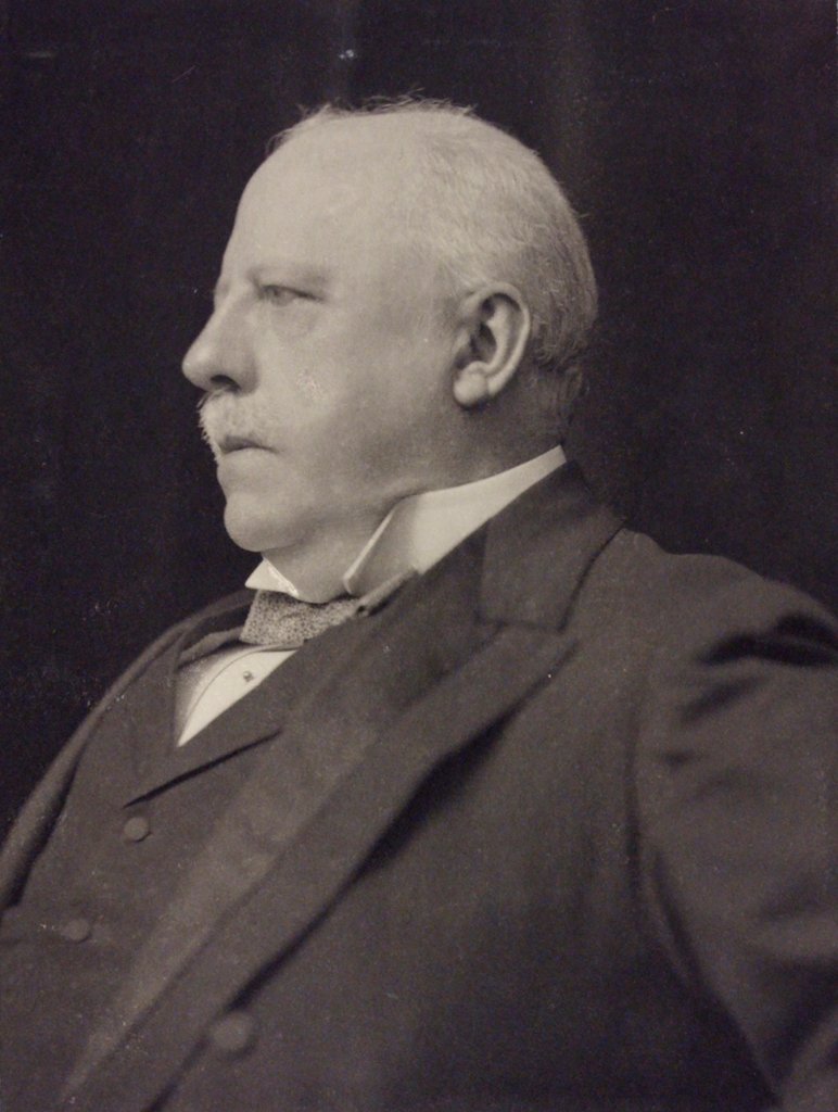 Detail of G.W.E. Russell by Frederick Hollyer