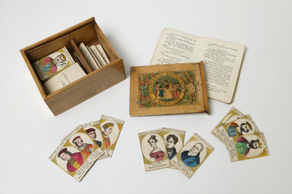 Detail of Historical Amusements card game by Nicholas Carpenter