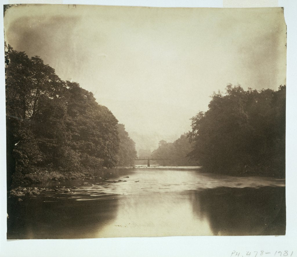 Detail of The Wharfe by Roger Fenton