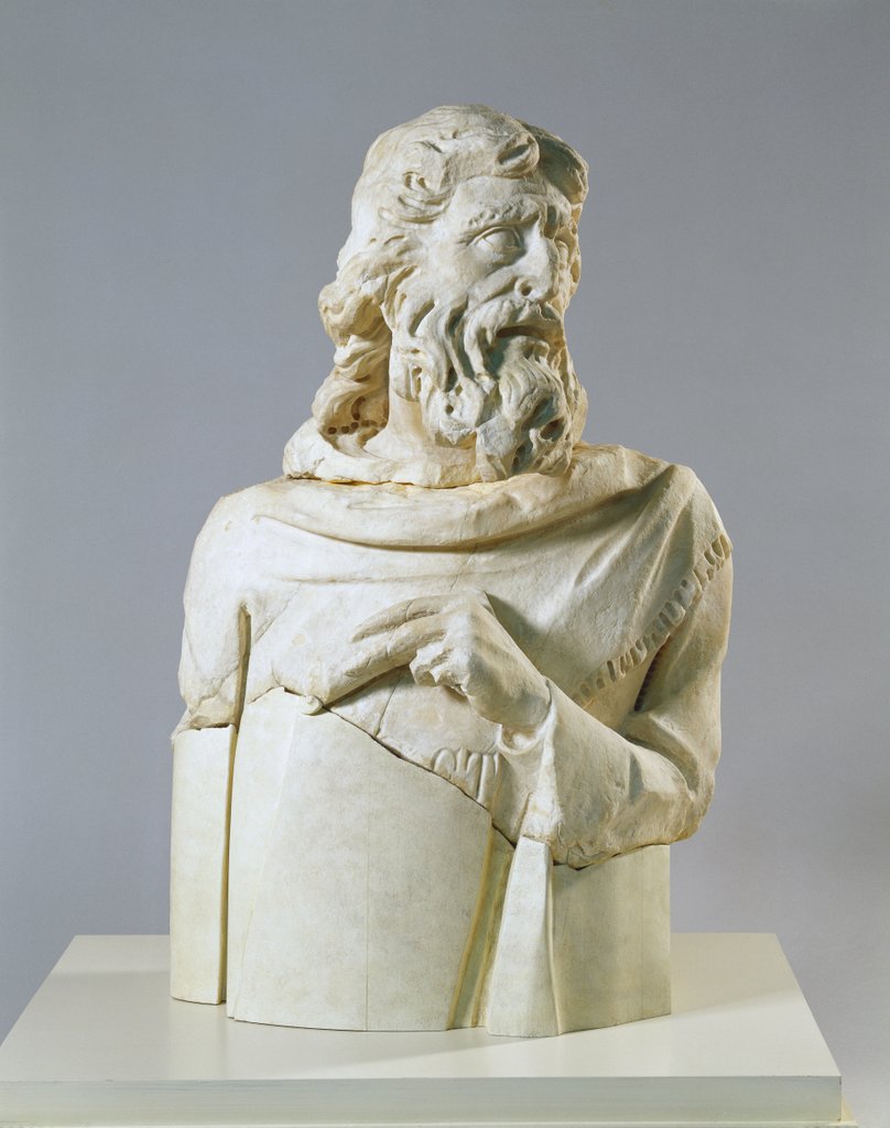 Detail of The Prophet Haggai by Giovanni Pisano