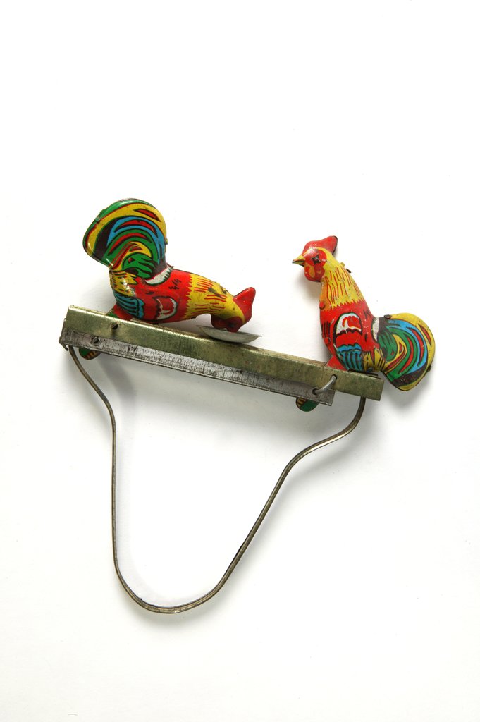 Detail of Mechanical chickens toy by Unknown