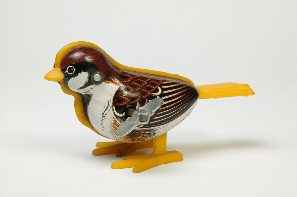Detail of Clockwork toy bird by Mikuni