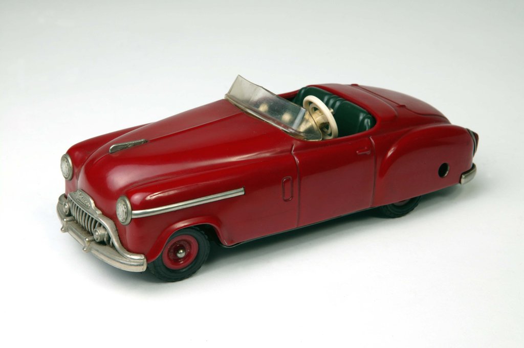 Detail of Clockwork toy car by Schuco