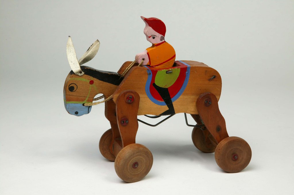 Detail of Clockwork horse and rider by Unknown