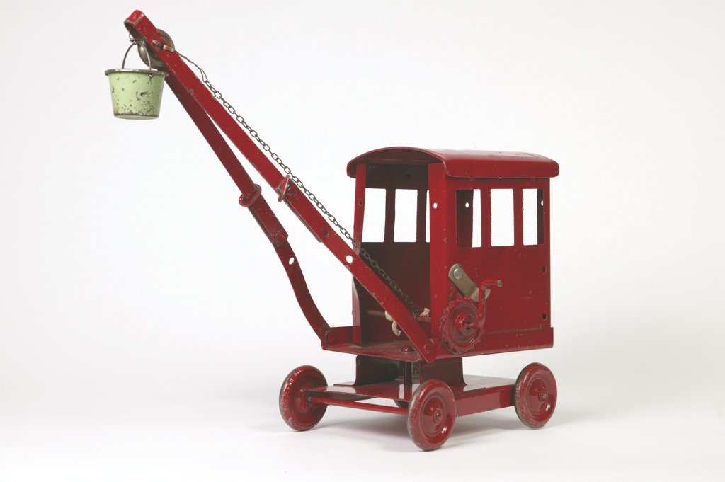 Detail of Model crane by Lines Bros. Ltd