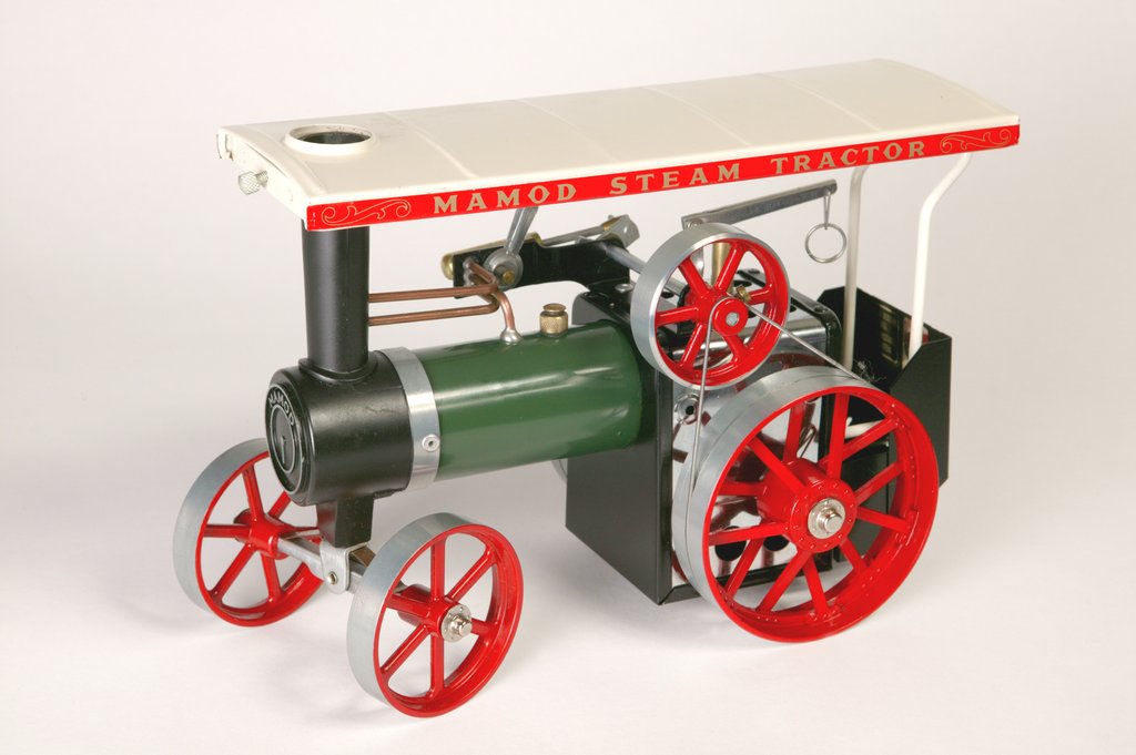 Detail of Toy steam tractor by Mamod Ltd