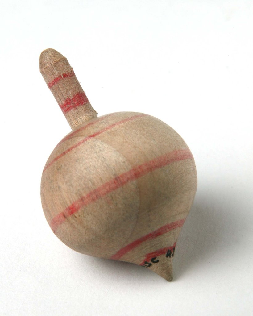 Detail of Spinning top by Unknown