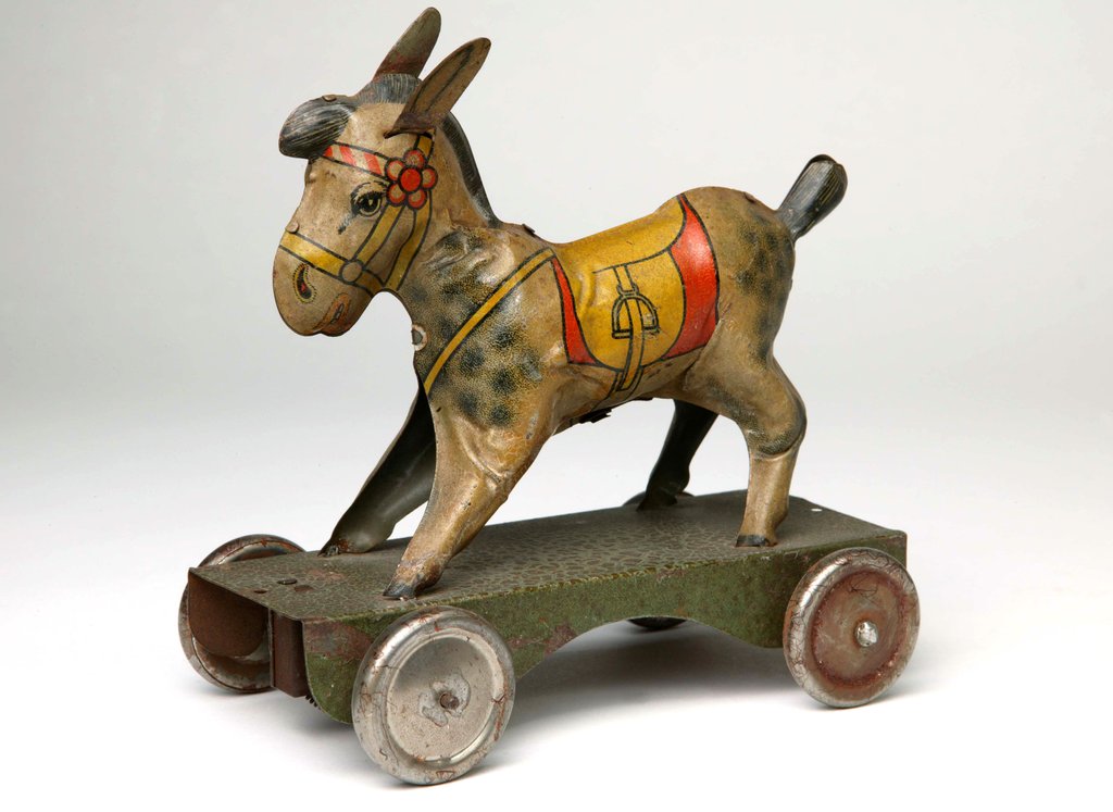 Detail of Mechanical donkey by Unknown