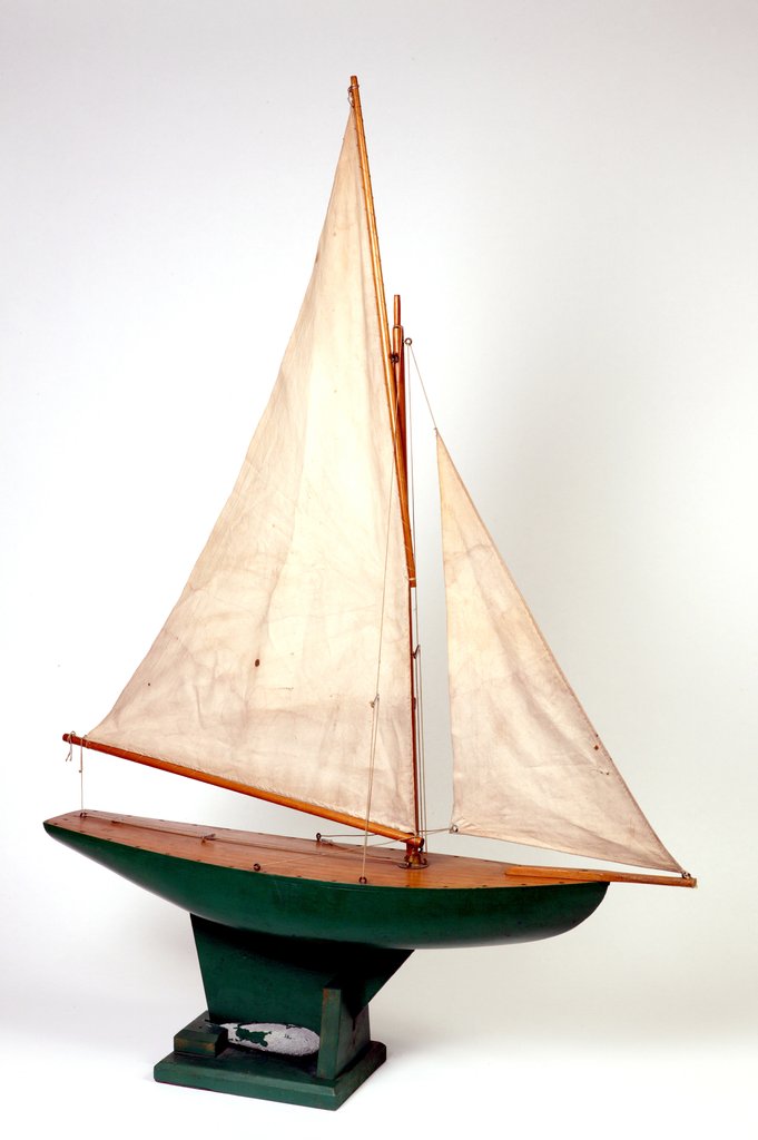 Detail of Model yacht by Unknown