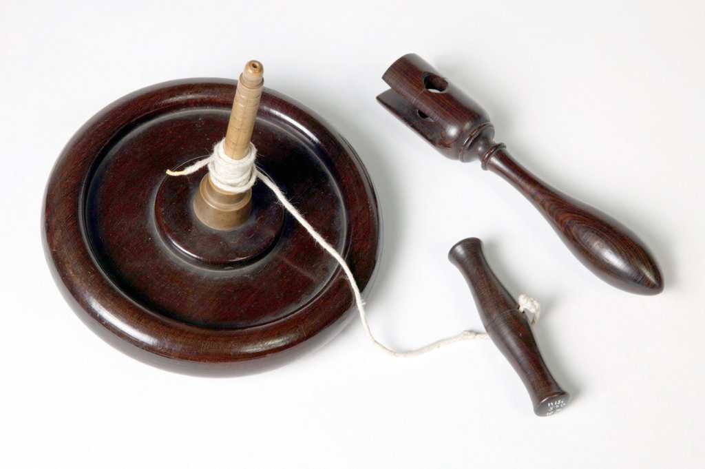 Detail of Spinning top by Unknown