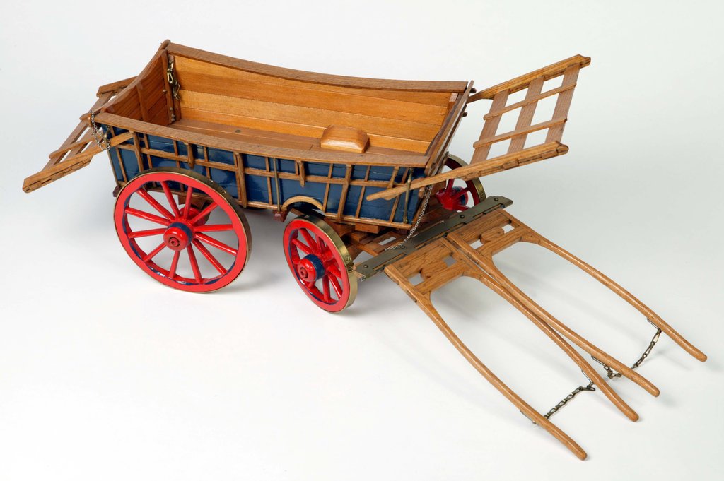 Detail of Model wagon by Bernard John Mills