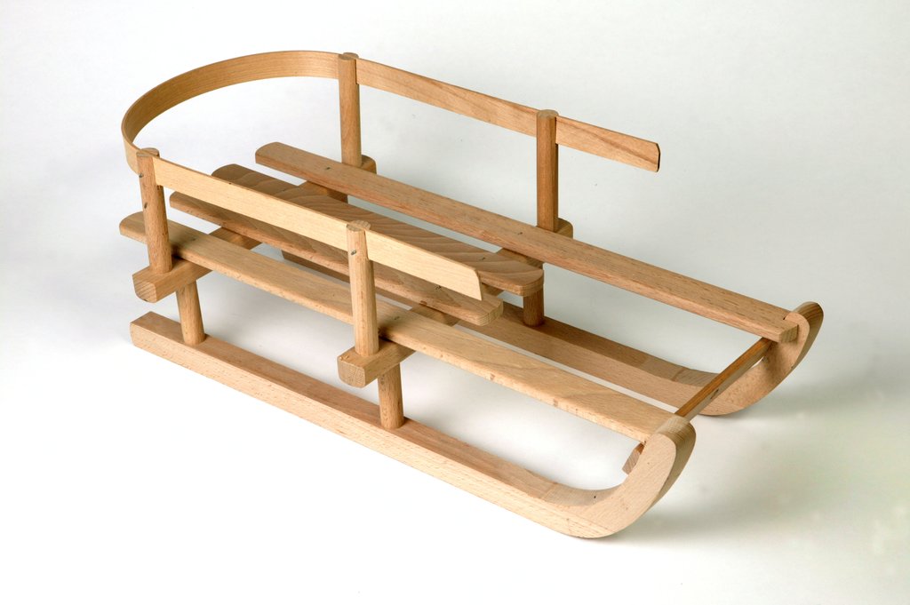 Detail of Toy toboggan by Unknown