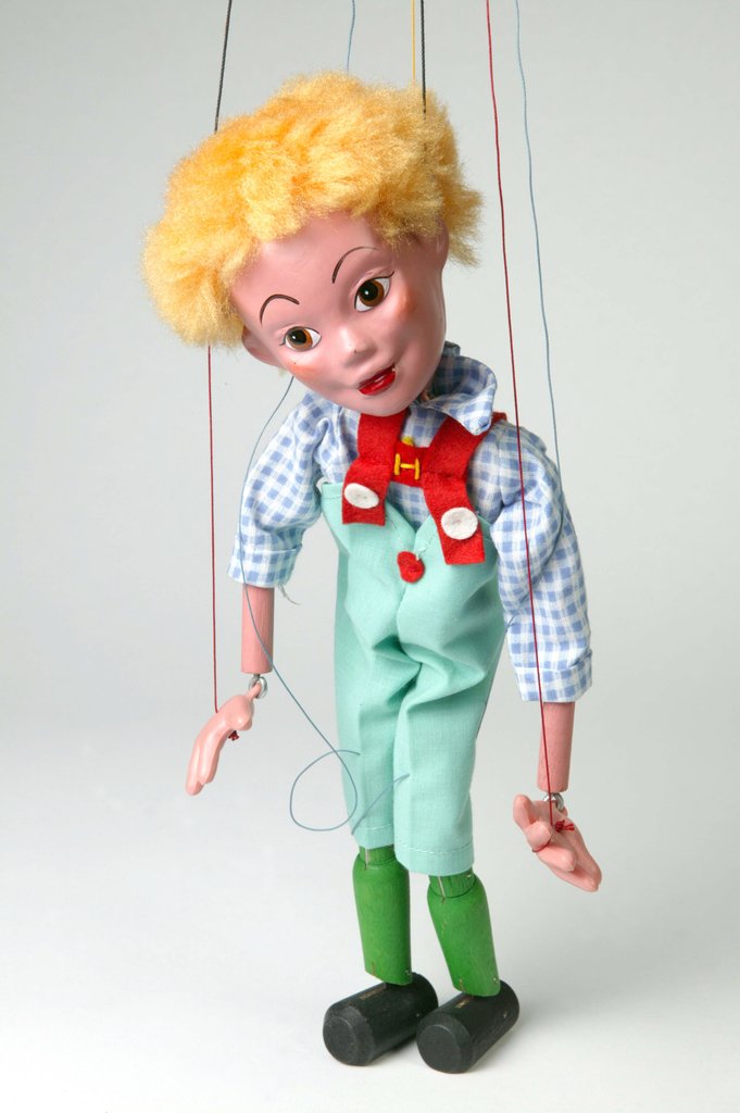 Detail of Marionette by Pelham Puppets Ltd