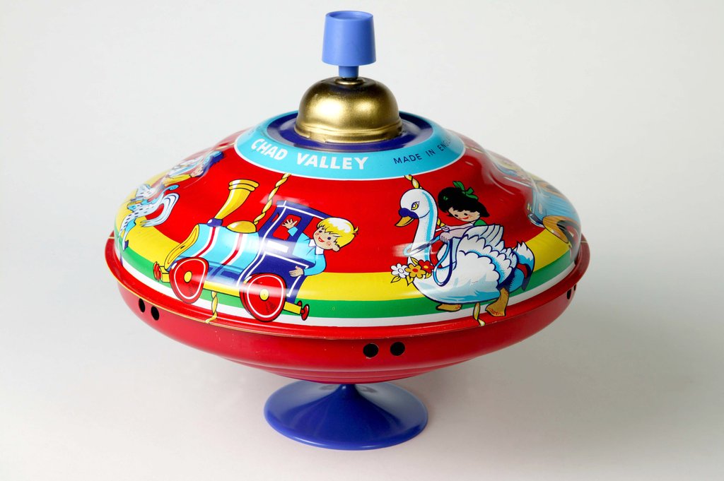 Detail of Spinning top by Chad Valley Company Ltd