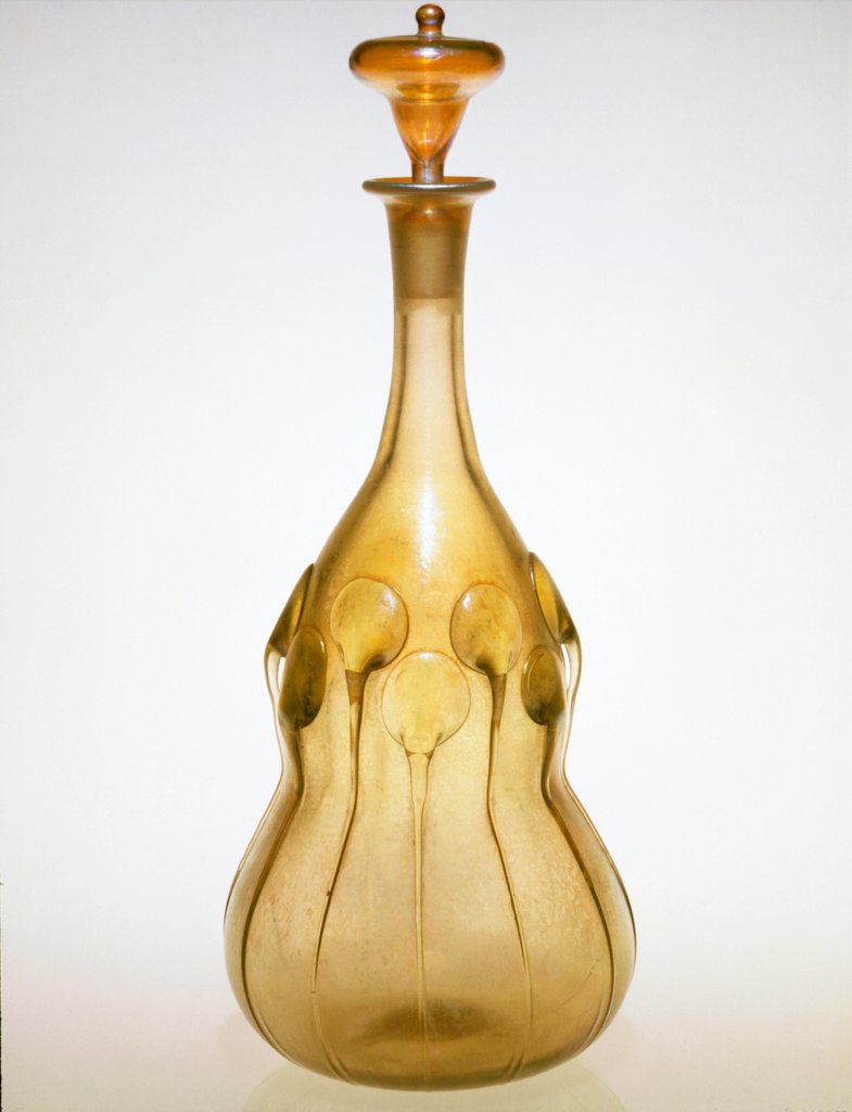 Detail of Decanter by Louis Comfort Tiffany