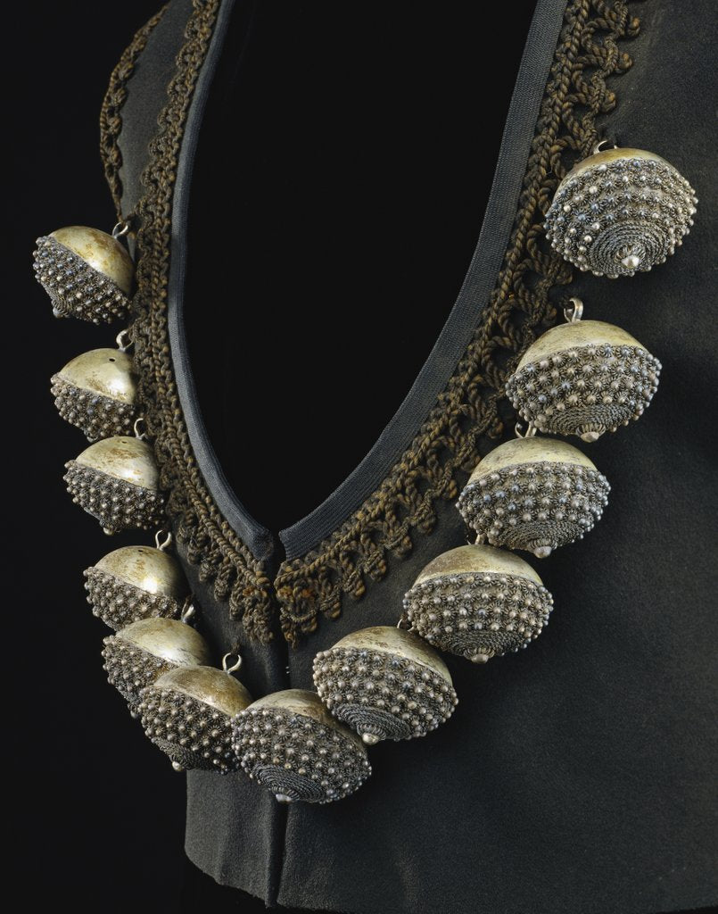 Detail of Waistcoat, detail of buttons. Wurttenburg, Germany, mid-19th century by Unknown