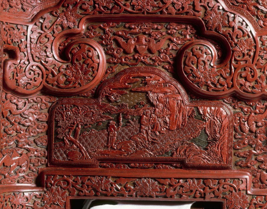 Detail of Chinese Imperial throne by Unknown
