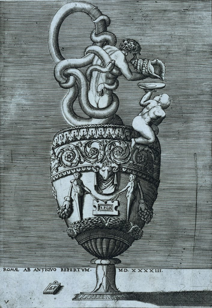 Detail of Ewer by Antonio Lafrery