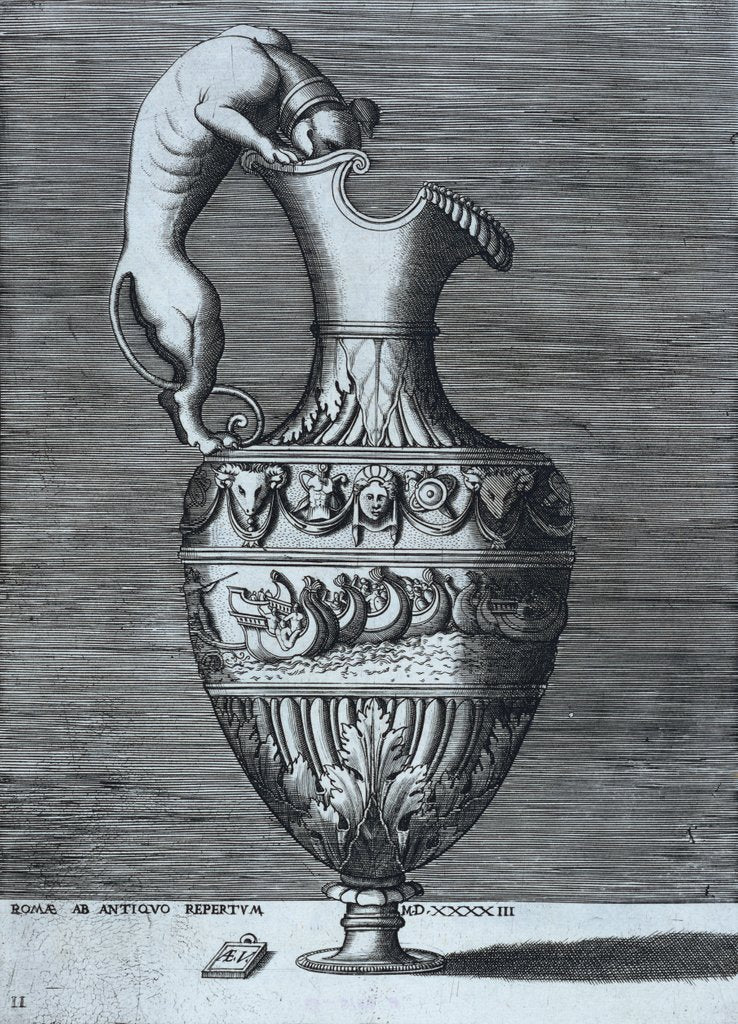 Detail of Ewer by Antonio Lafrery