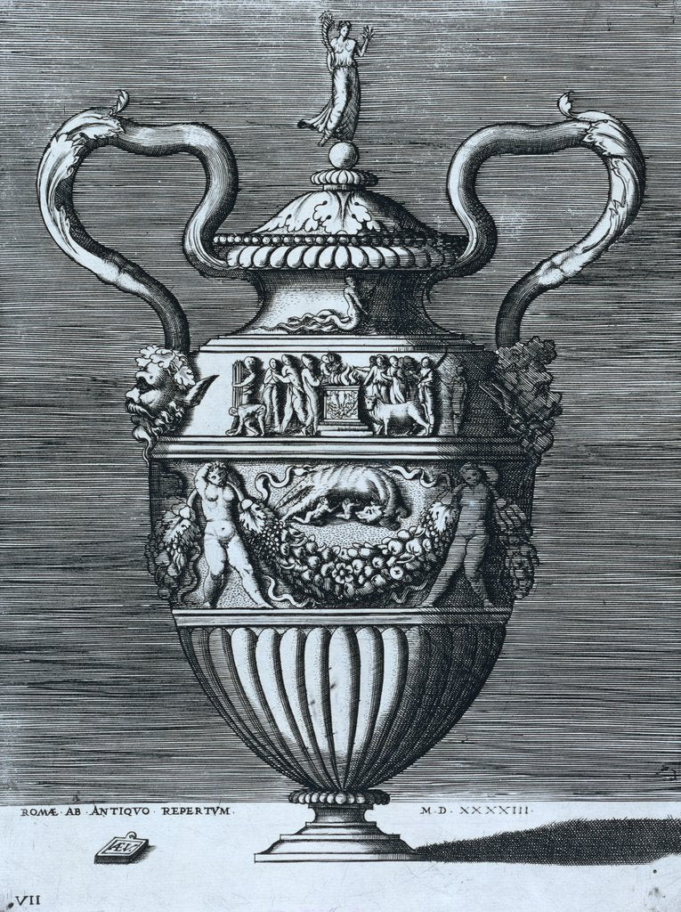 Detail of Vase by Antonio Lafrery