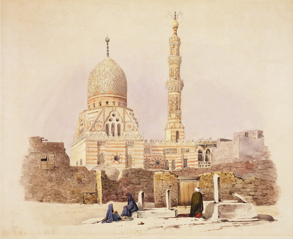 Detail of Mosque of Kaed Bey by Antonio or Anton Schranz