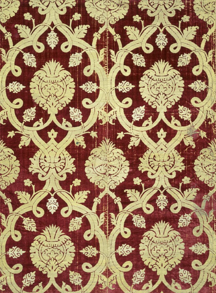 Detail of Furnishing fabric by Unknown