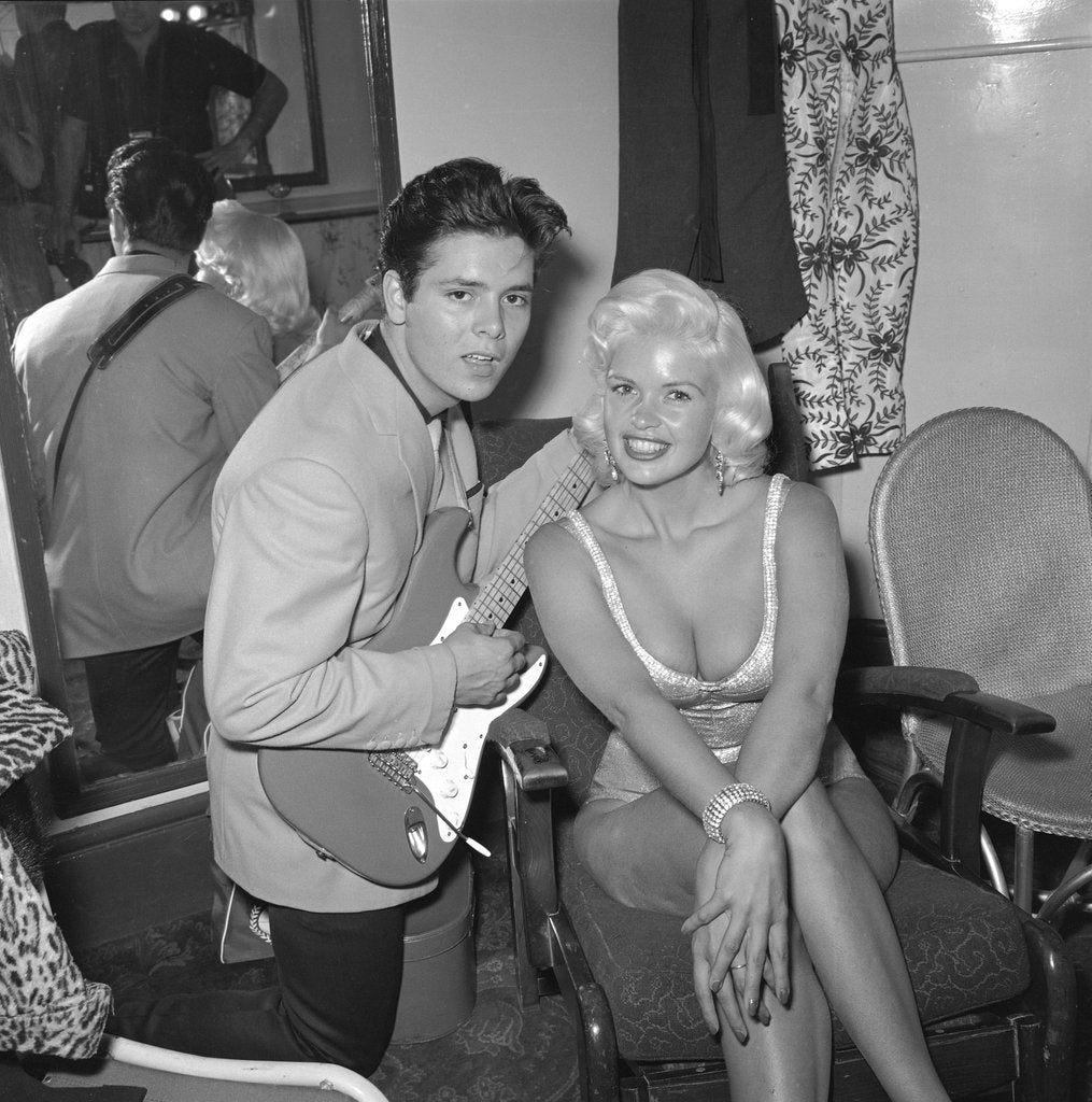 Detail of Cliff Richard and Jayne Mansfield by Harry Hammond